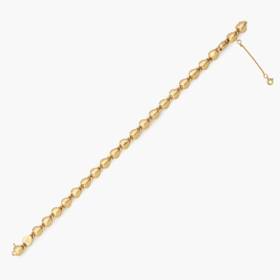 Cartier eighteen carat yellow gold hearts bracelet Paris 1993