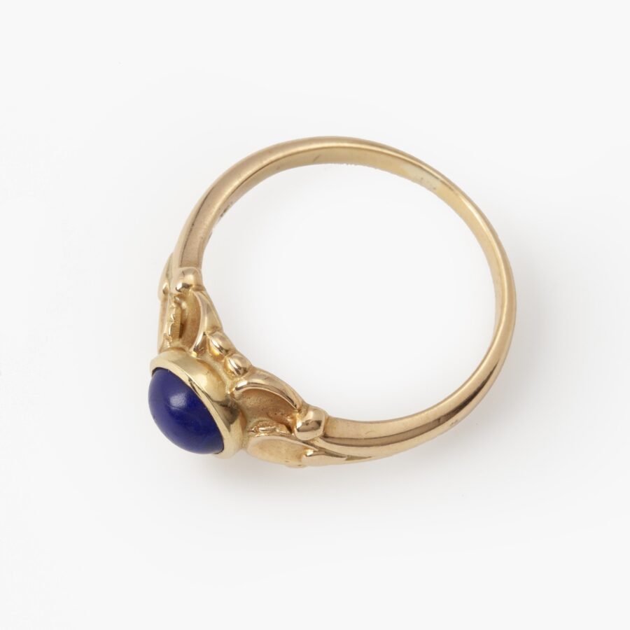 Yellow gold and lapis lazuli ring by Georg Jensen 1910-1925