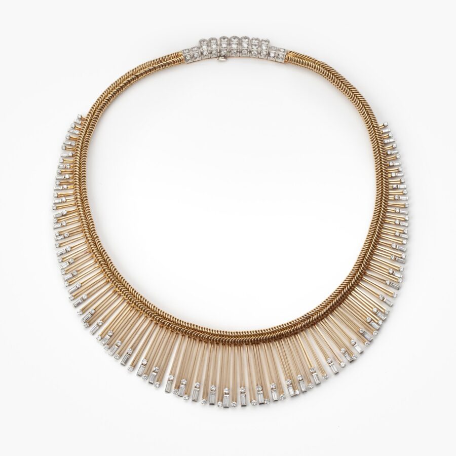 Pierre Sterlé fringe necklace