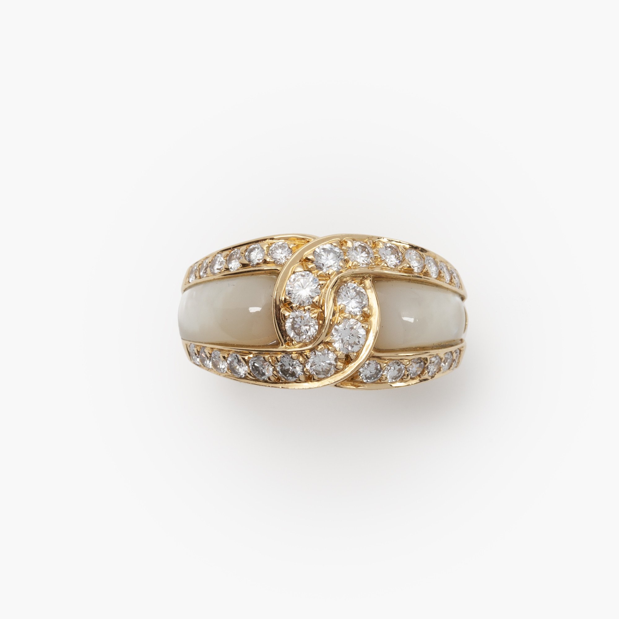 Van cleef mother of pearl ring new arrivals