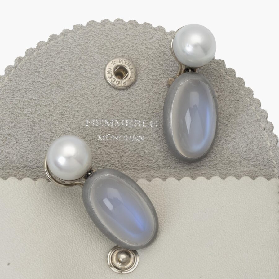 Hemmerle moonstone earrings