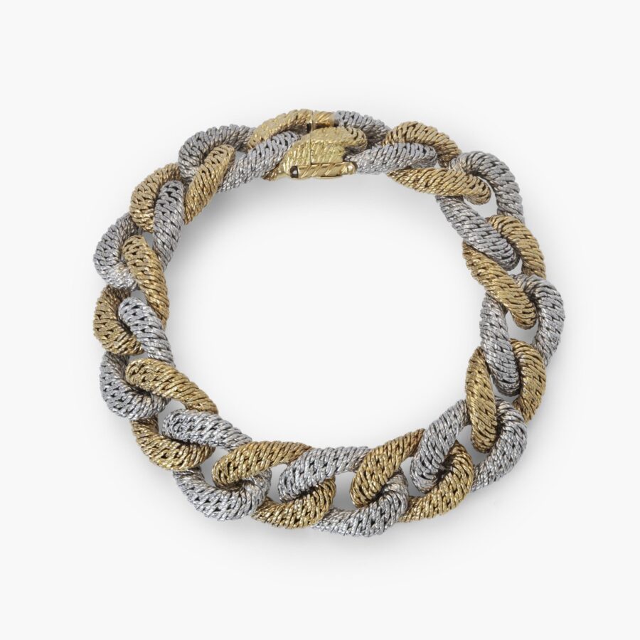 Lenfant white and yellow gold bracelet